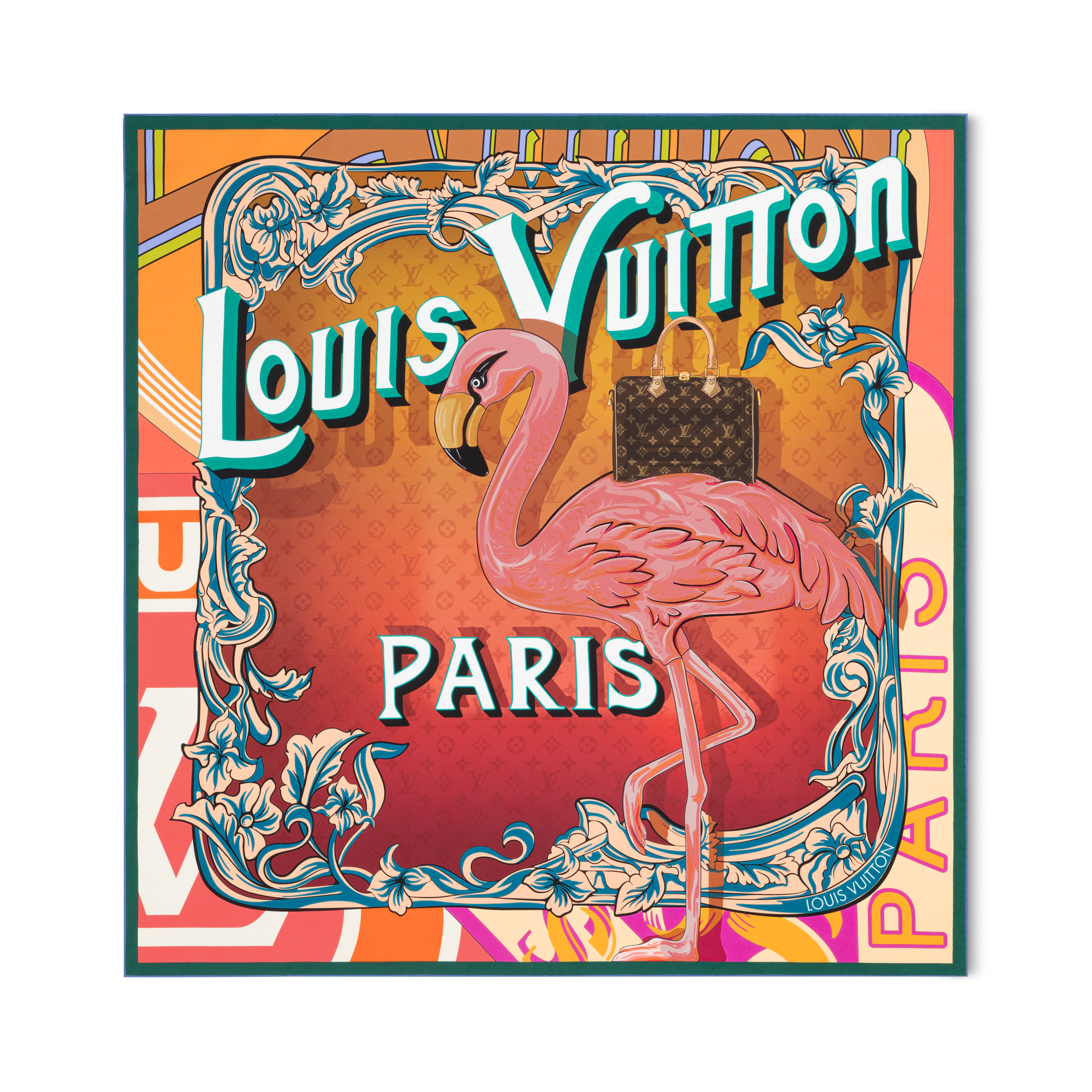 Women - Through The Window Square 90 S00 Women Accessories Silk Squares and Bandeaux | LOUIS VUITTON (Product zoom)