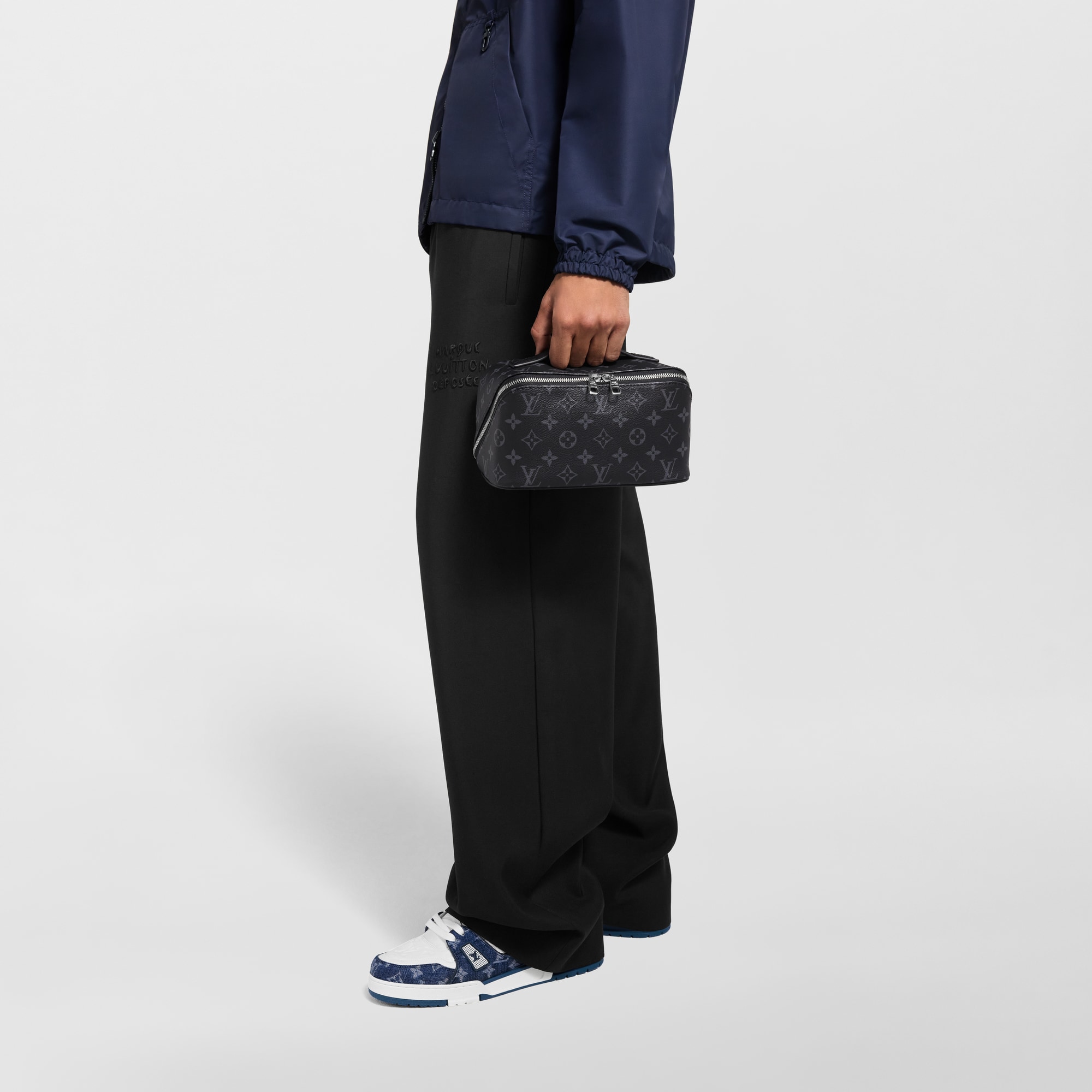 Men - Toiletry Bag Monogram Eclipse Canvas Men Travel Travel Accessories and Organisers | LOUIS VUITTON (Product zoom)