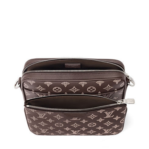 Men - Trio Messenger Bag Monogram Shadow Men Bags All Bags | LOUIS VUITTON (Product zoom)