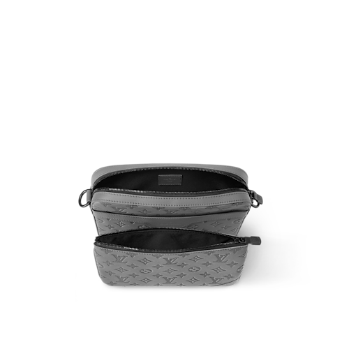 Men - Trio Messenger Bag Monogram Shadow Leather Men Bags All Collections | LOUIS VUITTON (Product zoom)