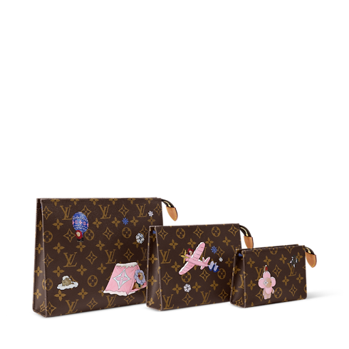 Women - Trio Toiletry Pouch Monogram Canvas Women Travel Travel Accessories and Organisers | LOUIS VUITTON (Product zoom)