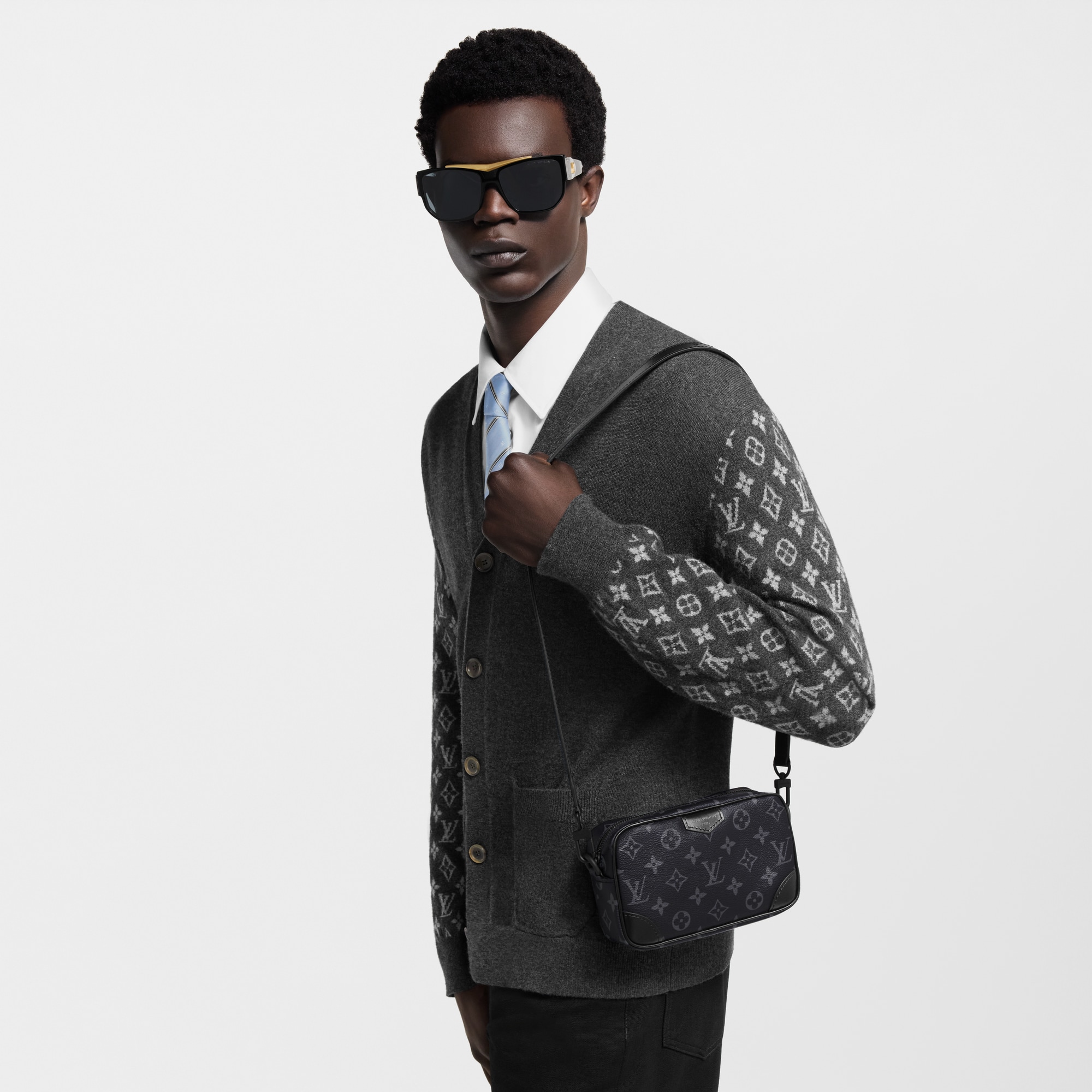 Men - Trocadéro Wearable Wallet Monogram Eclipse Men Wallets and Small Leather Goods Mini Bags | LOUIS VUITTON (Product zoom)