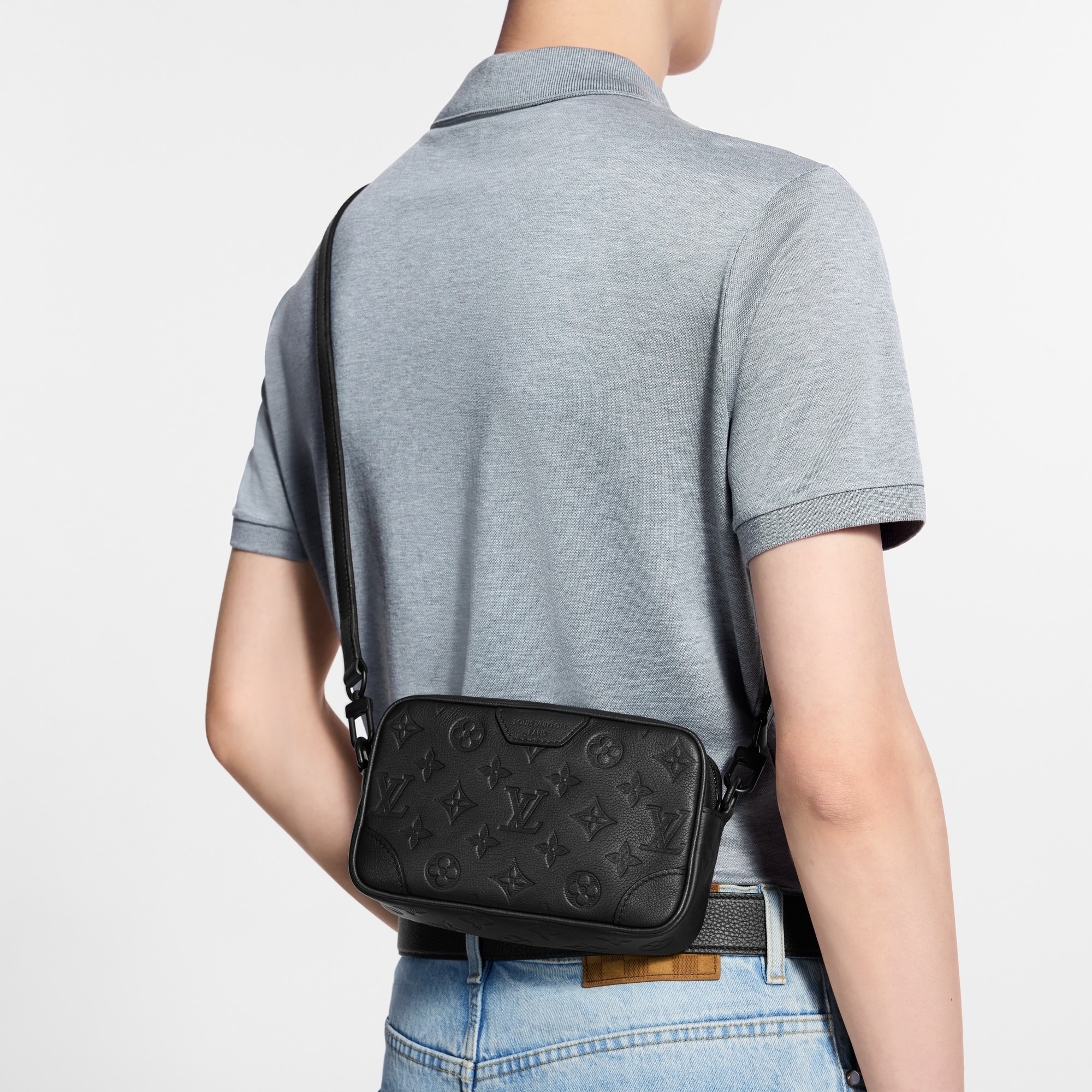 Men - Trocadéro Wearable Wallet Monogram Shadow Leather Men Wallets and Small Leather Goods Mini Bags | LOUIS VUITTON (Product zoom)