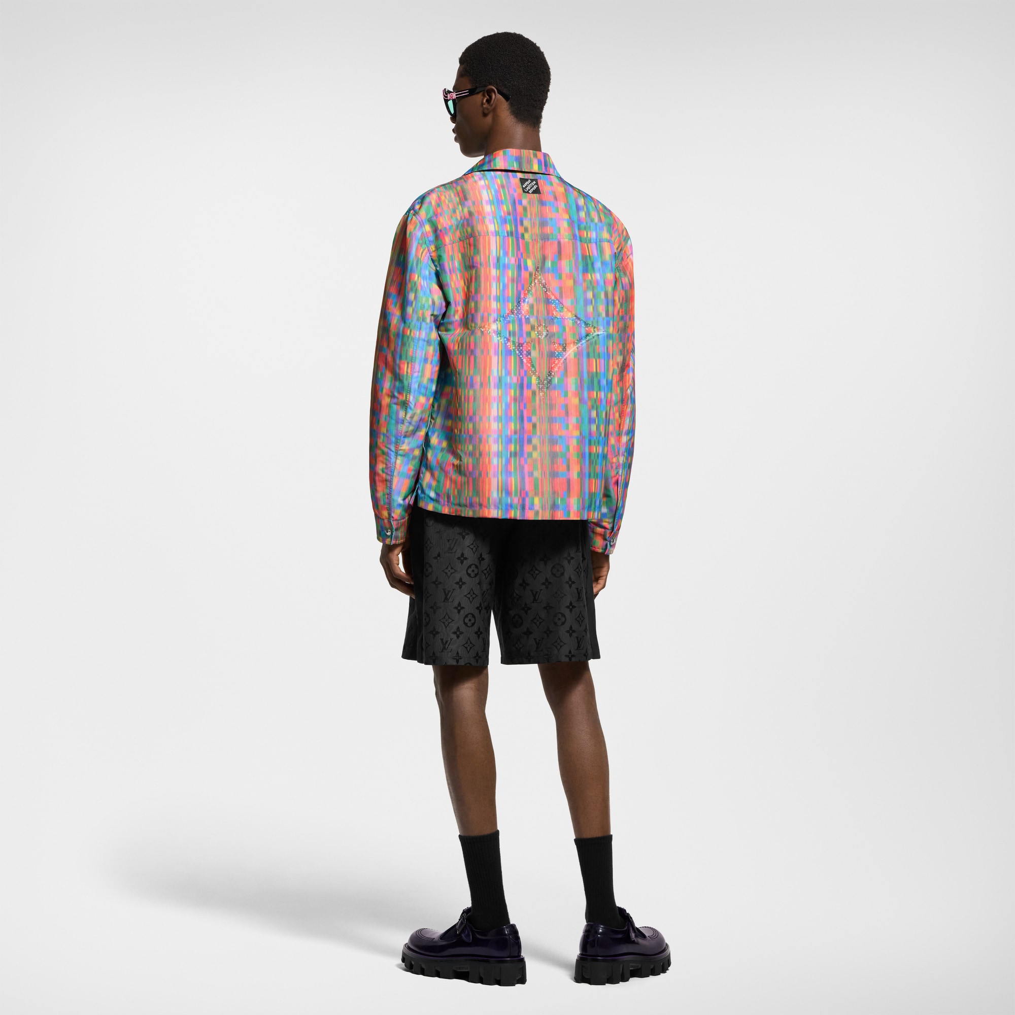 Men - Trompe L’Oeil Printed Overshirt  Men Ready-to-Wear Outerwear and Coats | LOUIS VUITTON (Product zoom)