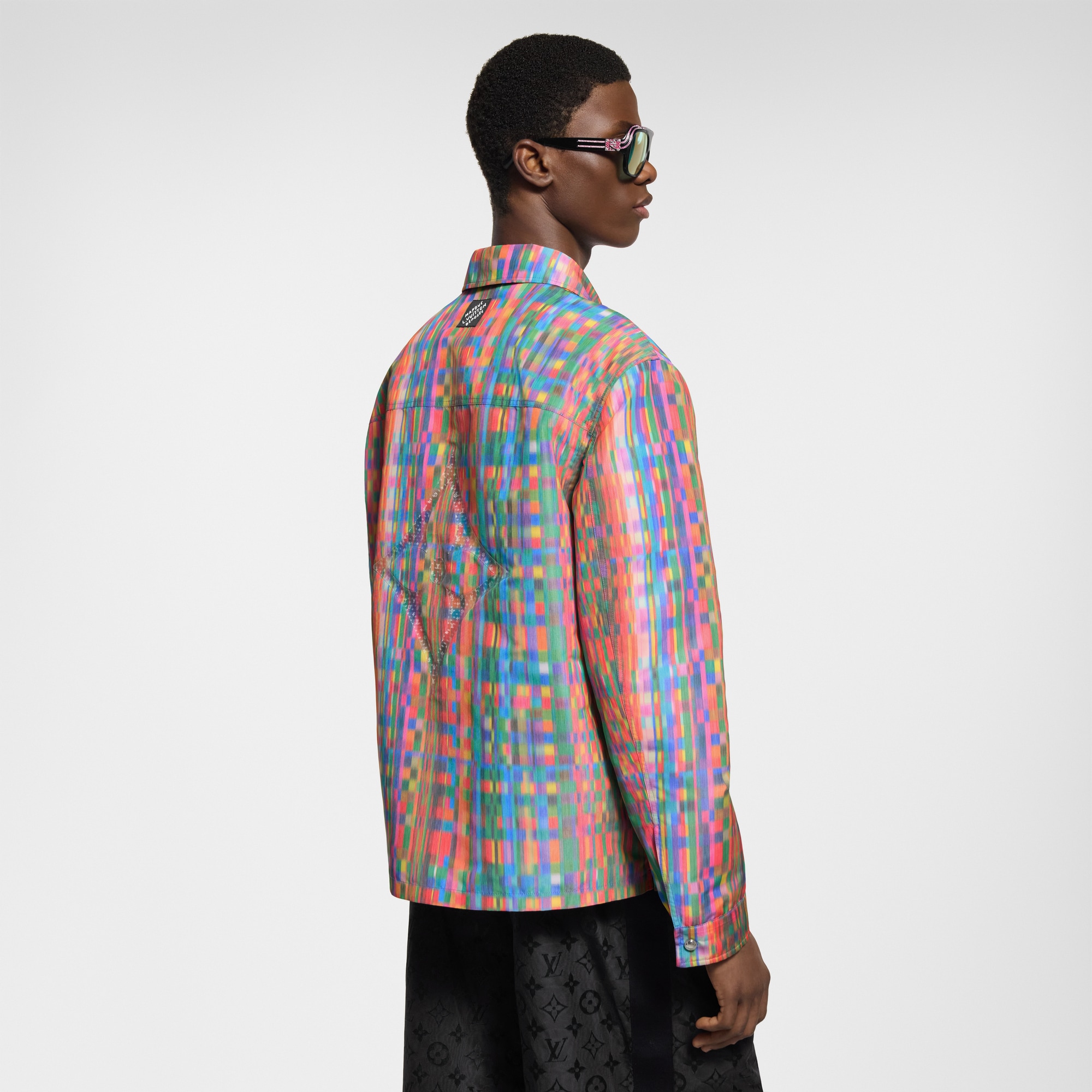 Men - Trompe L’Oeil Printed Overshirt  Men Ready-to-Wear Outerwear and Coats | LOUIS VUITTON (Product zoom)