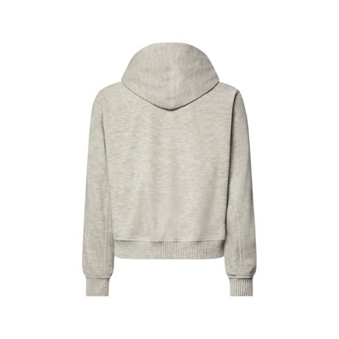 Trompe L'Oeil Signature Leather Hoodie back view