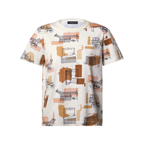 Women - Trunk Print T-Shirt Women Ready-to-Wear T-shirts and Sweatshirts | LOUIS VUITTON (Product zoom)