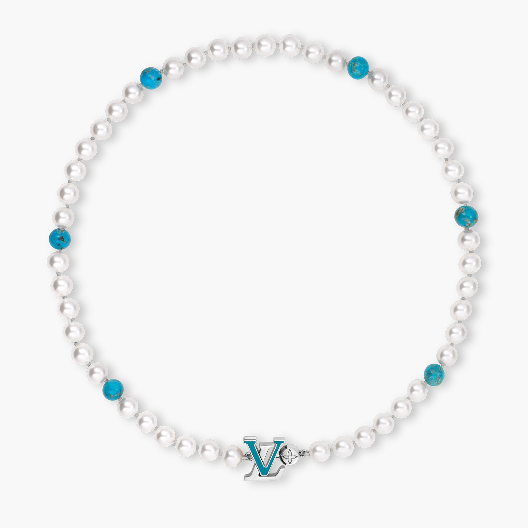 Turquoise Rodeo Necklace Luxury S00 Blue LOUIS VUITTON