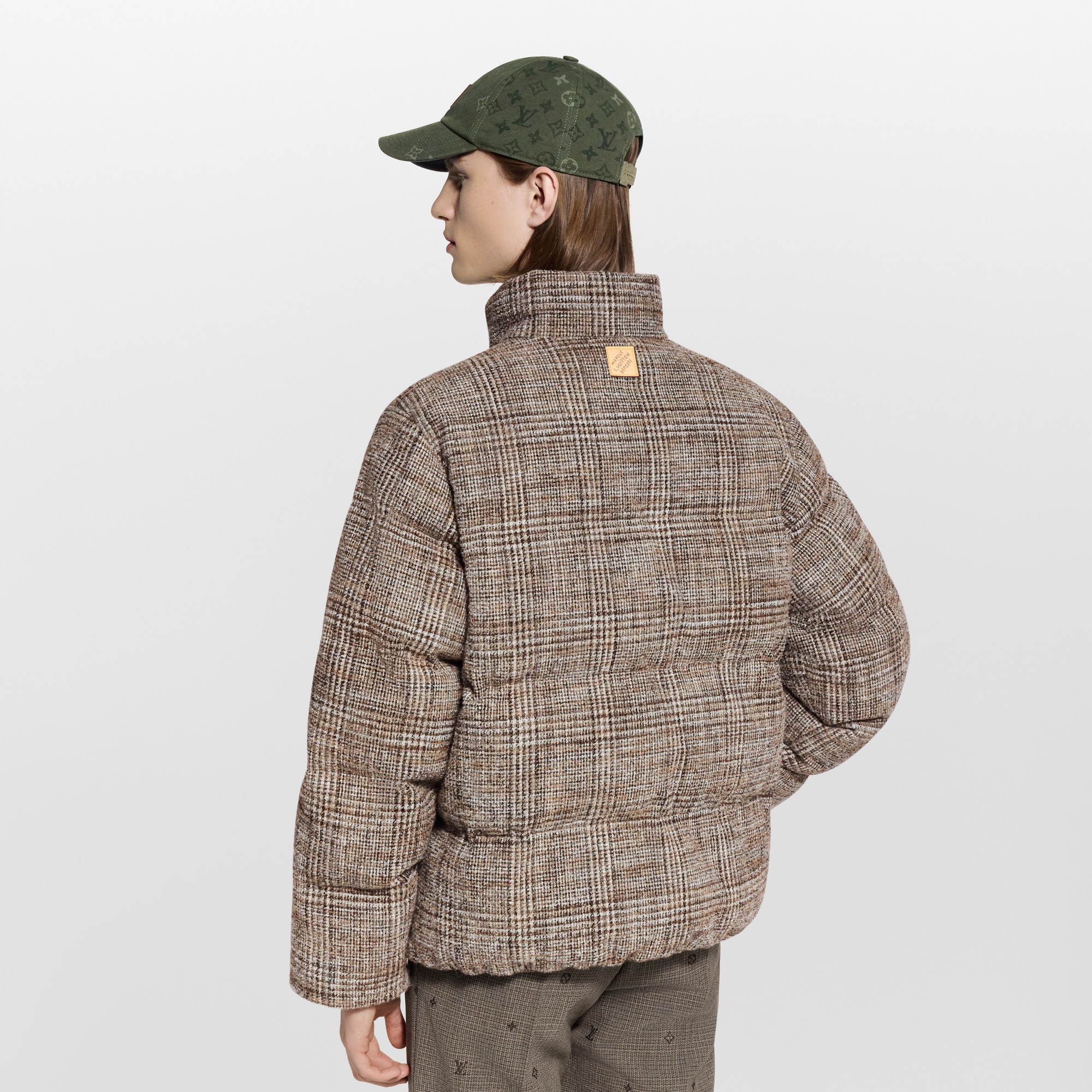 Men - Tweed Down Blouson  Men Ready-to-Wear Outerwear and Coats | LOUIS VUITTON (Product zoom)