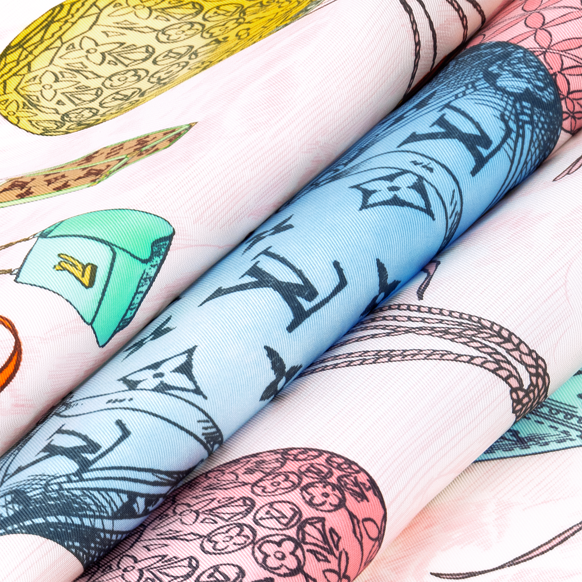 Women - Up And Away 90 Square S00 Women Accessories Silk Squares and Bandeaux | LOUIS VUITTON (Product zoom)