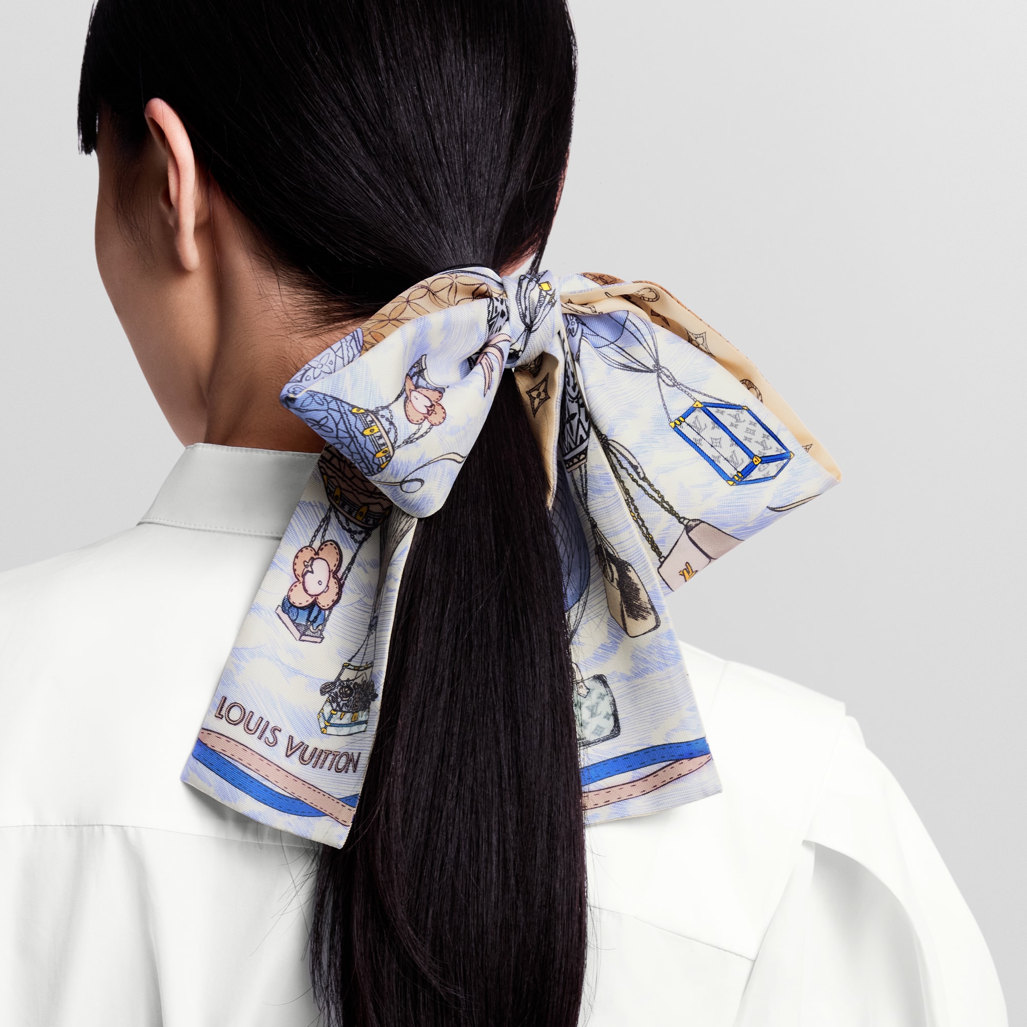 Women - Up And Away Bandeau S00 Women Accessories Silk Squares and Bandeaux | LOUIS VUITTON (Product zoom)