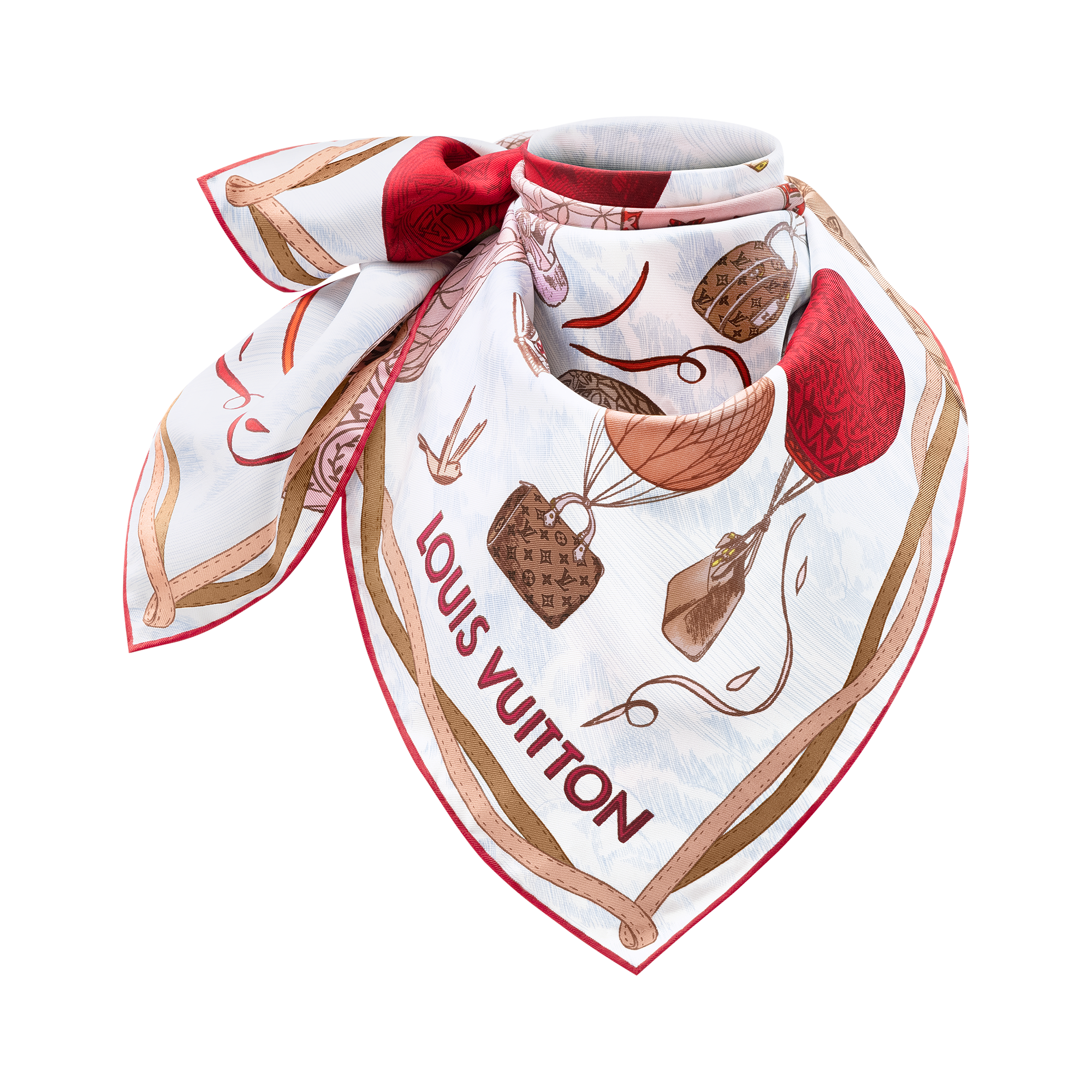 Women - Up And Away Square 90 S00 Women Accessories Silk Squares and Bandeaux | LOUIS VUITTON (Product zoom)