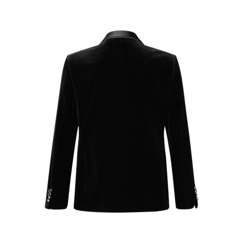 Men - Velvet Single-Breasted Tuxedo Jacket Men Ready-to-Wear All Ready-to-Wear | LOUIS VUITTON (Product zoom)