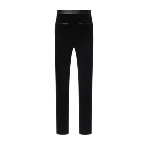 Men - Velvet Tuxedo Trousers Men Ready-to-Wear Trousers | LOUIS VUITTON (Product zoom)