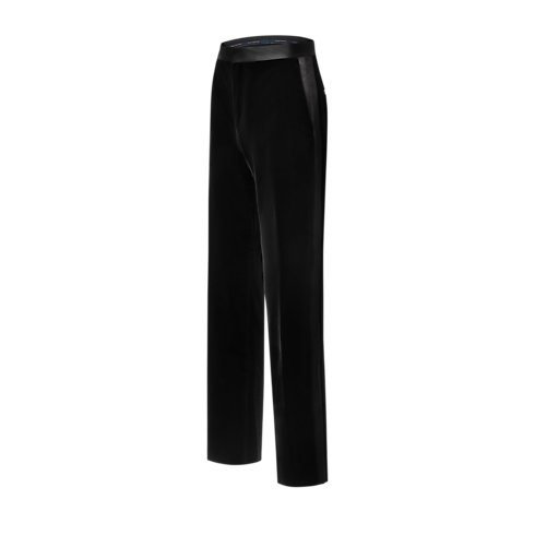 Men - Velvet Tuxedo Trousers Men Ready-to-Wear Trousers | LOUIS VUITTON (Product zoom)