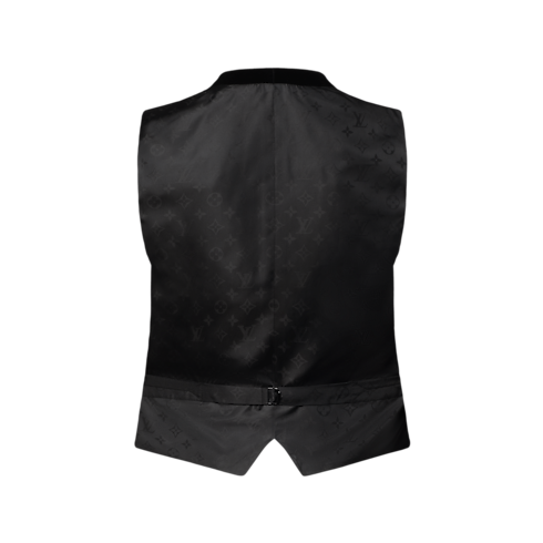 Men - Velvet Tuxedo Vest Men Ready-to-Wear All Ready-to-Wear | LOUIS VUITTON (Product zoom)