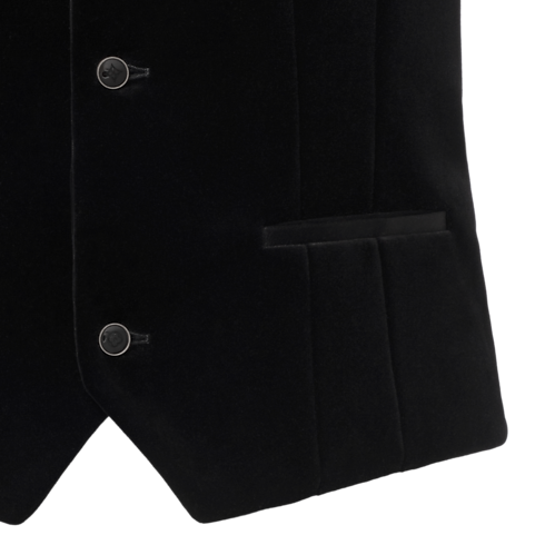 Men - Velvet Tuxedo Vest Men Ready-to-Wear All Ready-to-Wear | LOUIS VUITTON (Product zoom)