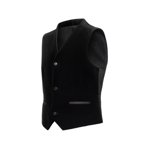 Men - Velvet Tuxedo Vest Men Ready-to-Wear All Ready-to-Wear | LOUIS VUITTON (Product zoom)