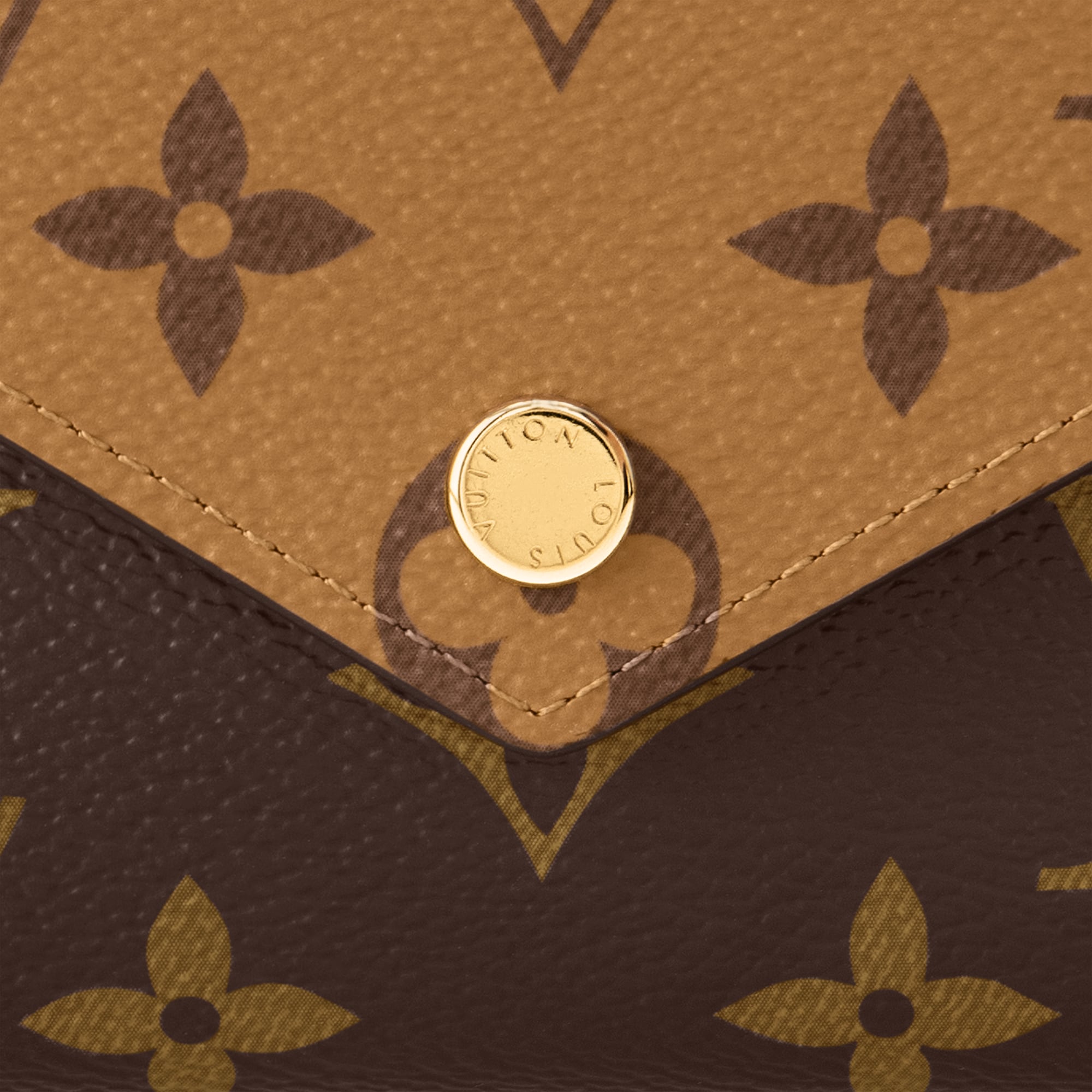 Victor Reverse Victorine Wallet - Luxury Monogram Reverse Canvas Brown | LOUIS VUITTON