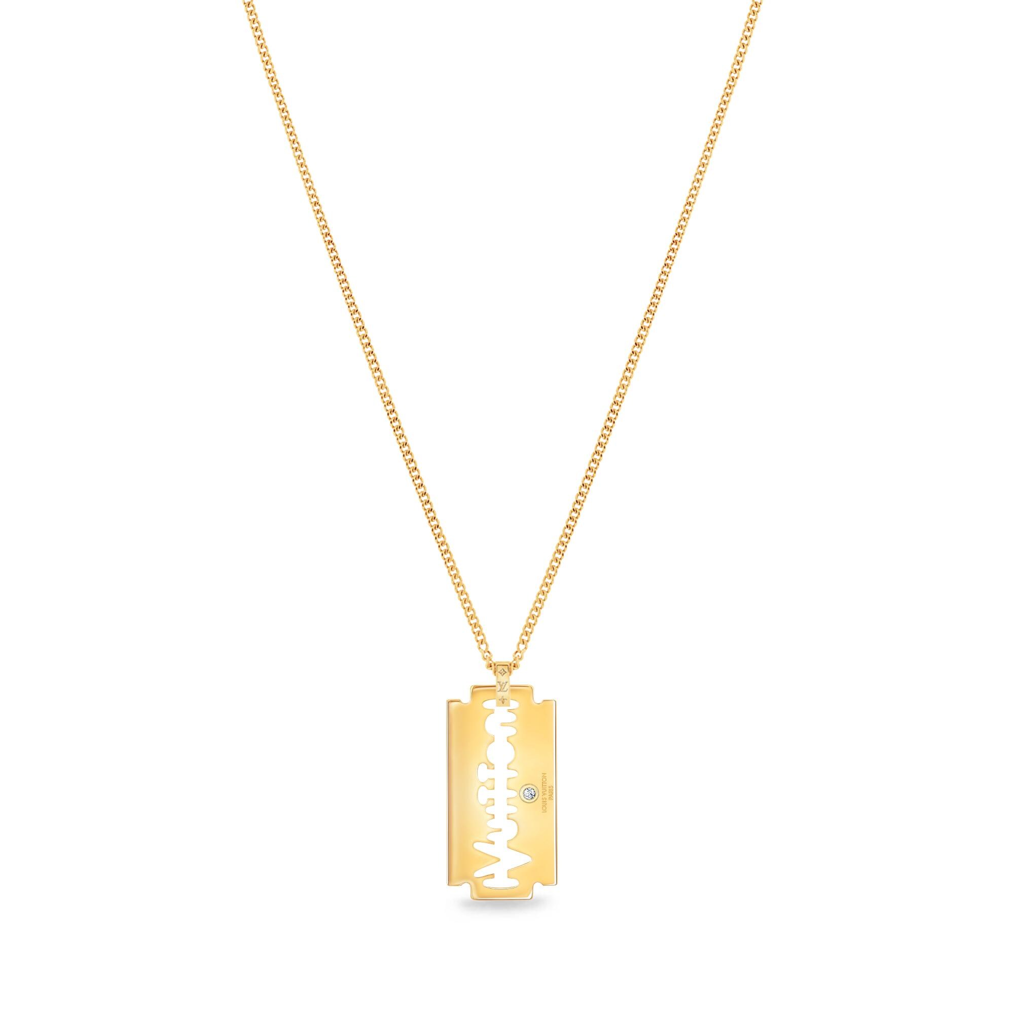 Virgil Abloh, Blade Pendant, Yellow 