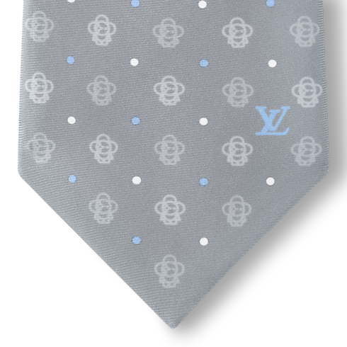 Men - Vivienne Outline Tie S00 Men Accessories Ties and Pocket Squares | LOUIS VUITTON (Product zoom)