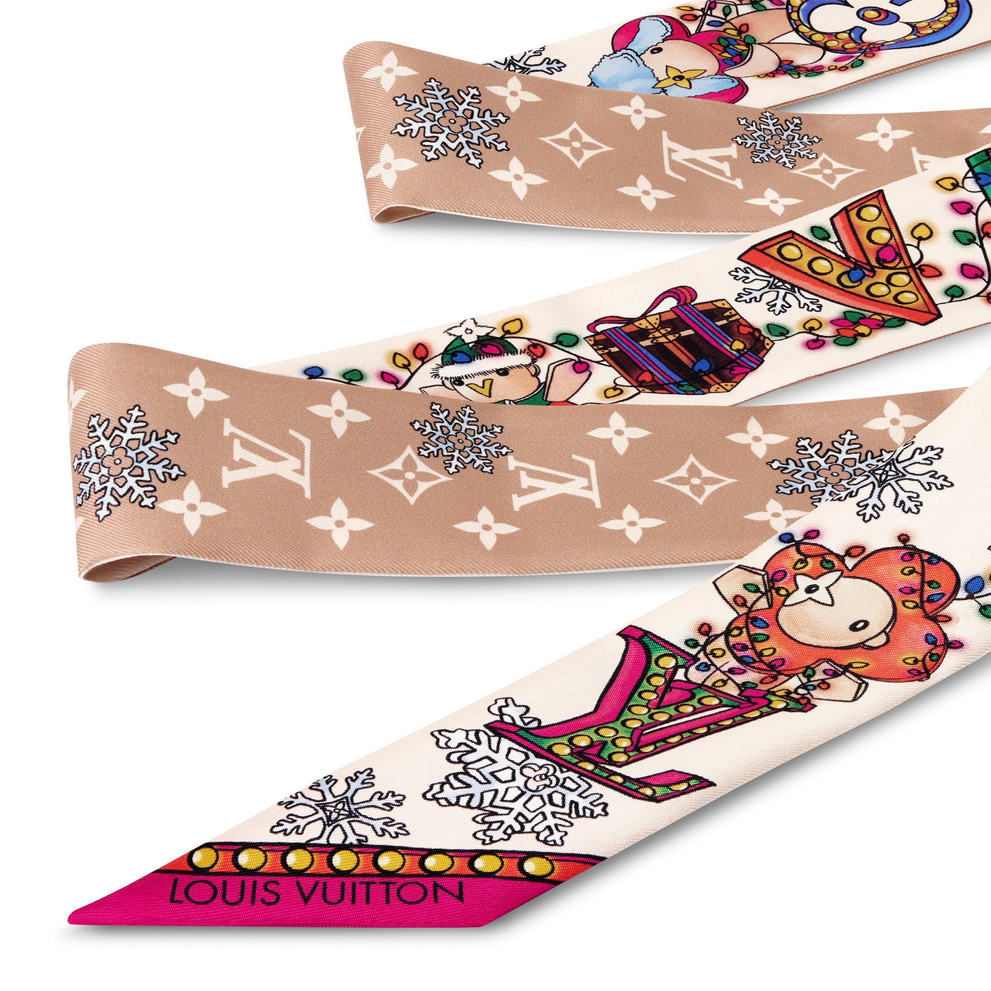 Women - Vivienne Winter Celebration BB Bandeau S00 Women Accessories Silk Squares and Bandeaux | LOUIS VUITTON (Product zoom)