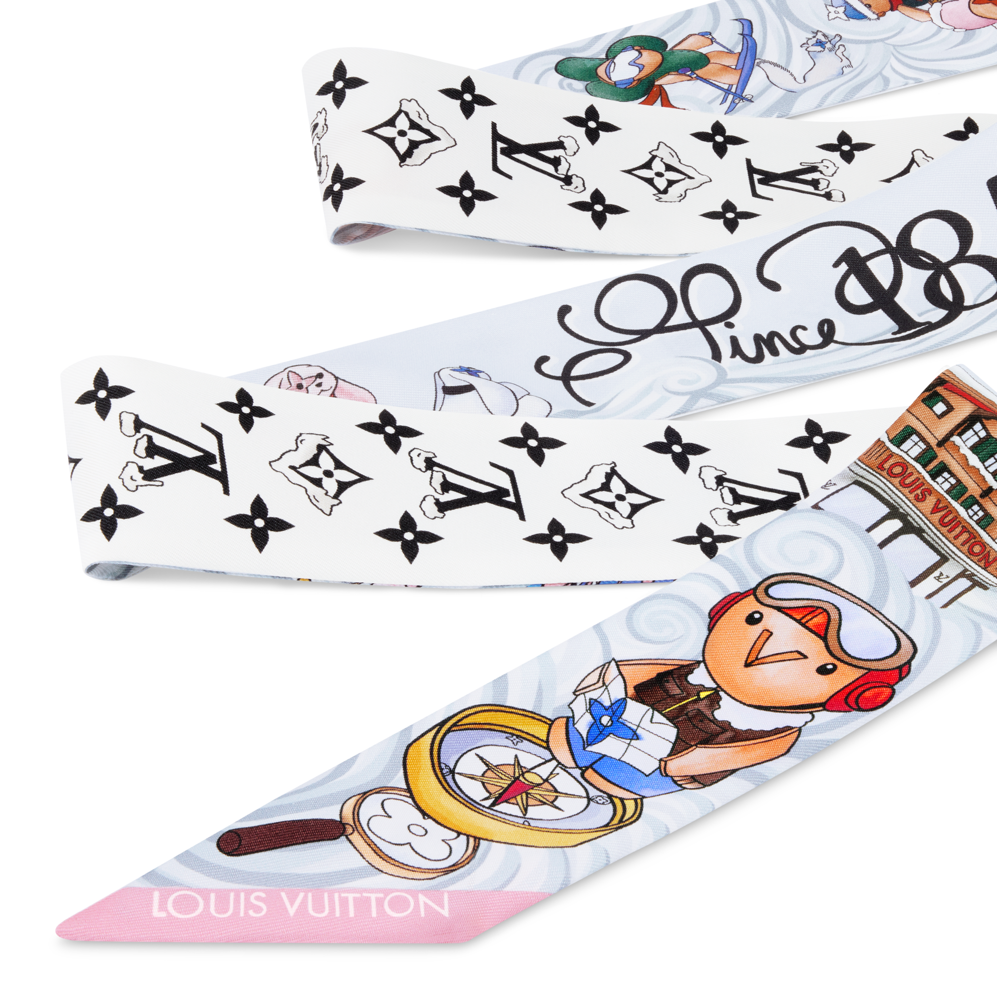 Women - Vivienne Winter Holiday BB Bandeau S00 Women Accessories Silk Squares and Bandeaux | LOUIS VUITTON (Product zoom)