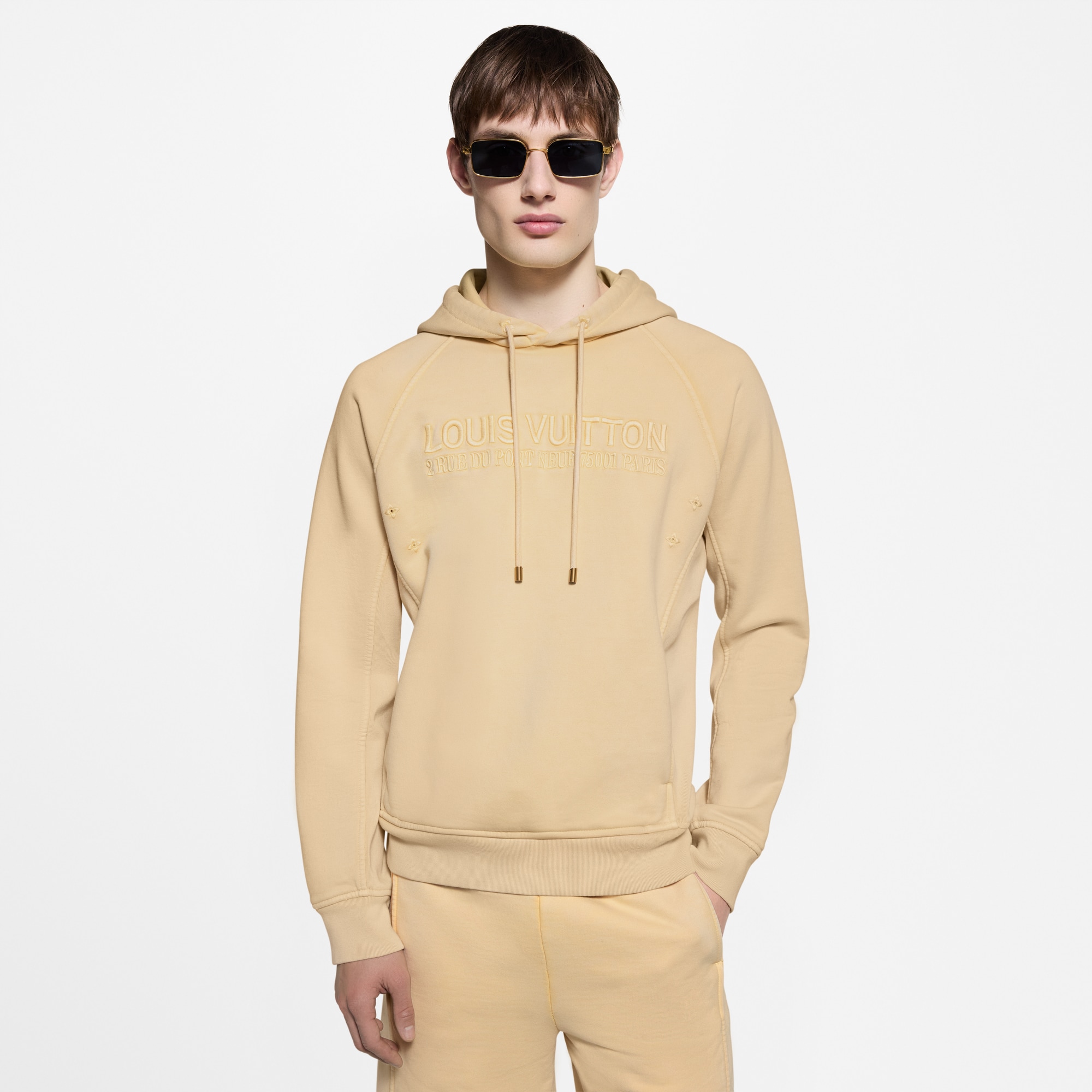 Washed Ribbed Hoodie - Luxury Yellow | LOUIS VUITTON