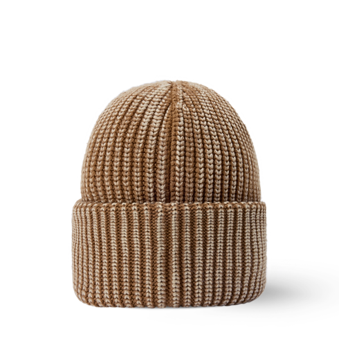 Men - Washed Signature Beanie S00 Men Accessories Hats, Beanies and Gloves | LOUIS VUITTON (Product zoom)