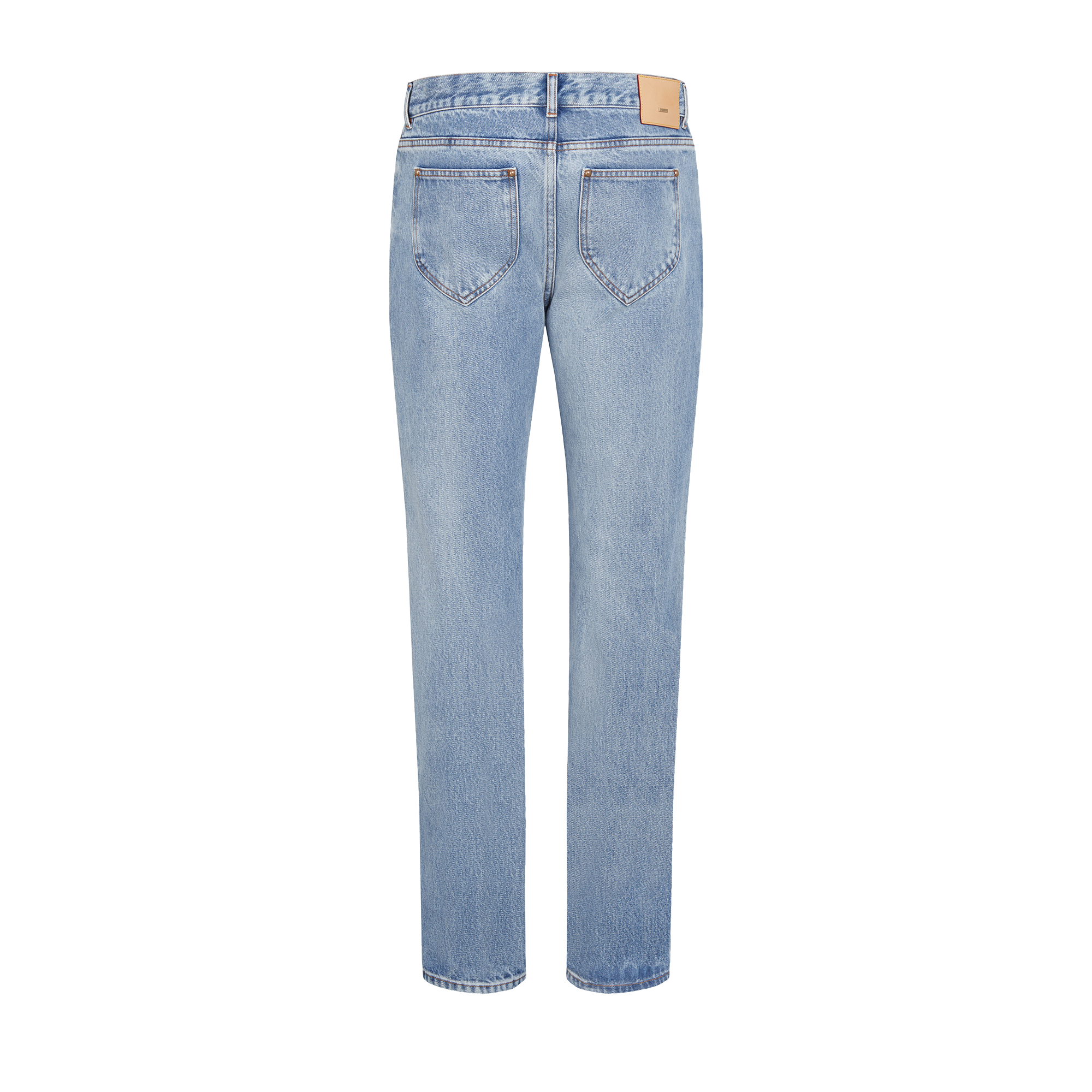 Men - Washed Slim Jeans  Men Ready-to-Wear Trousers | LOUIS VUITTON (Product zoom)