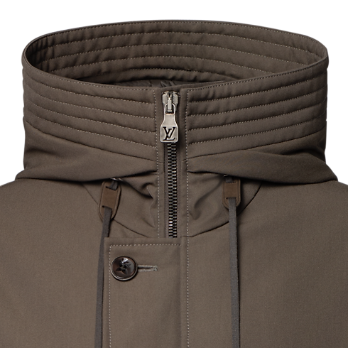 Men - Wintery Padded Scooter Parka Men Ready-to-Wear All Ready-to-Wear | LOUIS VUITTON (Product zoom)