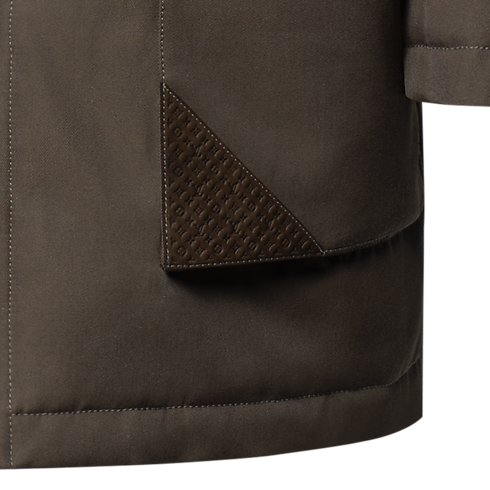 Men - Wintery Padded Scooter Parka Men Ready-to-Wear All Ready-to-Wear | LOUIS VUITTON (Product zoom)