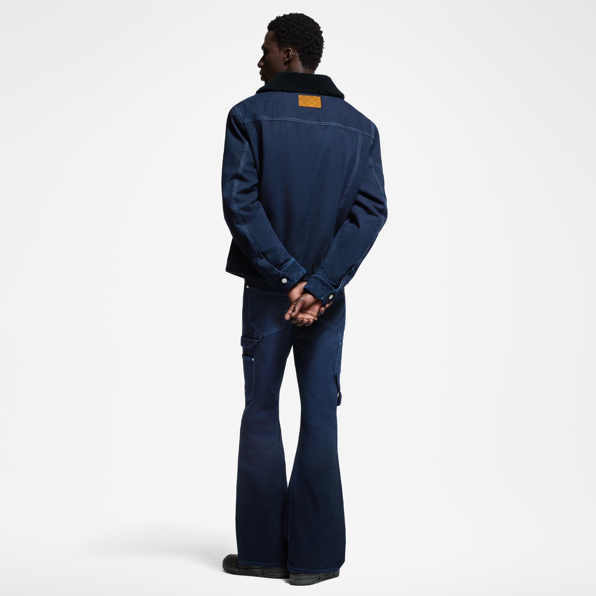 Men - Wintery Workwear Denim Jacket  Men Ready-to-Wear Outerwear and Coats | LOUIS VUITTON (Product zoom)