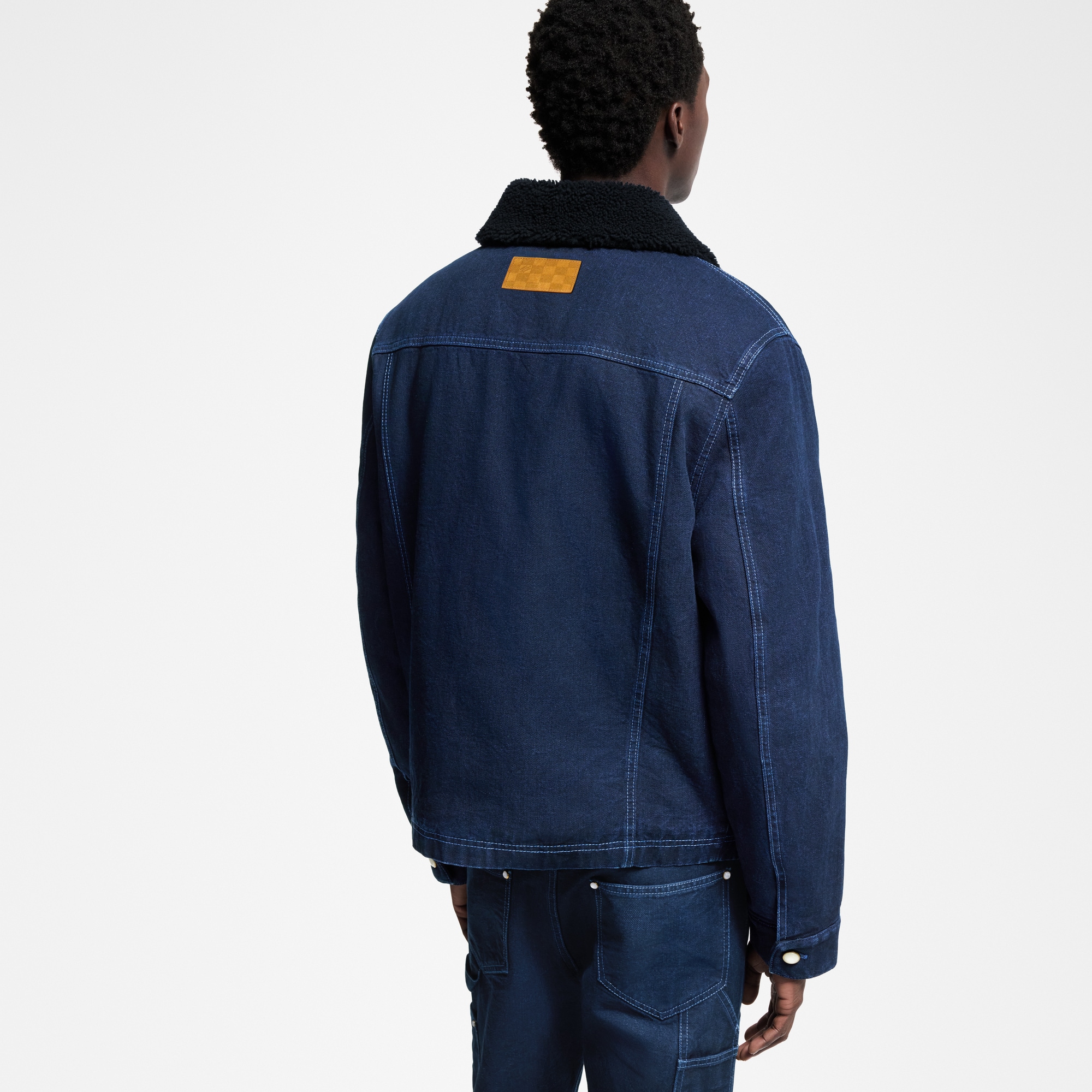 Men - Wintery Workwear Denim Jacket  Men Ready-to-Wear Outerwear and Coats | LOUIS VUITTON (Product zoom)