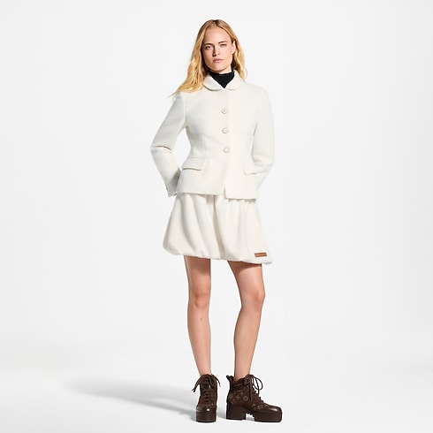 Women - Wool Bubble Skirt Women Ready-to-Wear New In Ready-to-wear | LOUIS VUITTON (Product zoom)
