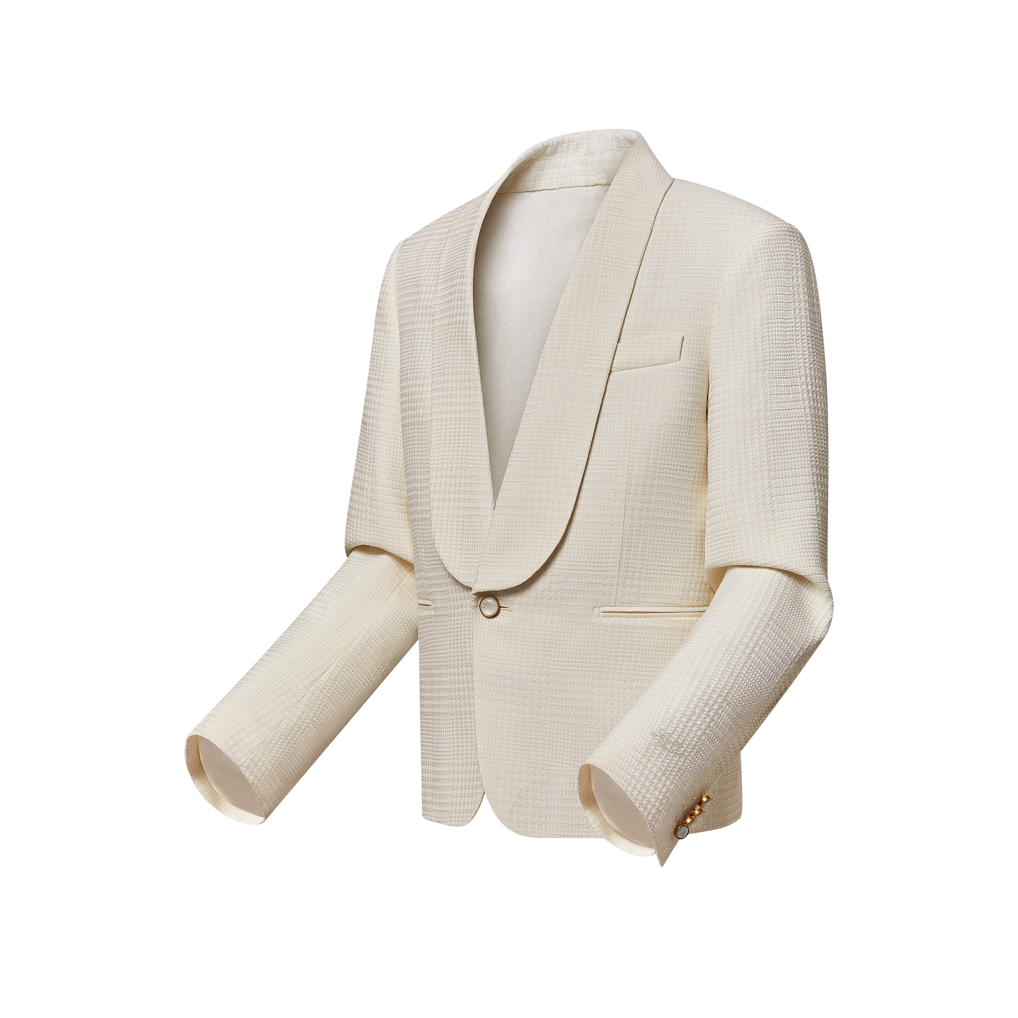 Men - Wool-Silk Blend Single-Breasted Evening Jacket  Men Ready-to-Wear Blazers and Jackets | LOUIS VUITTON (Product zoom)