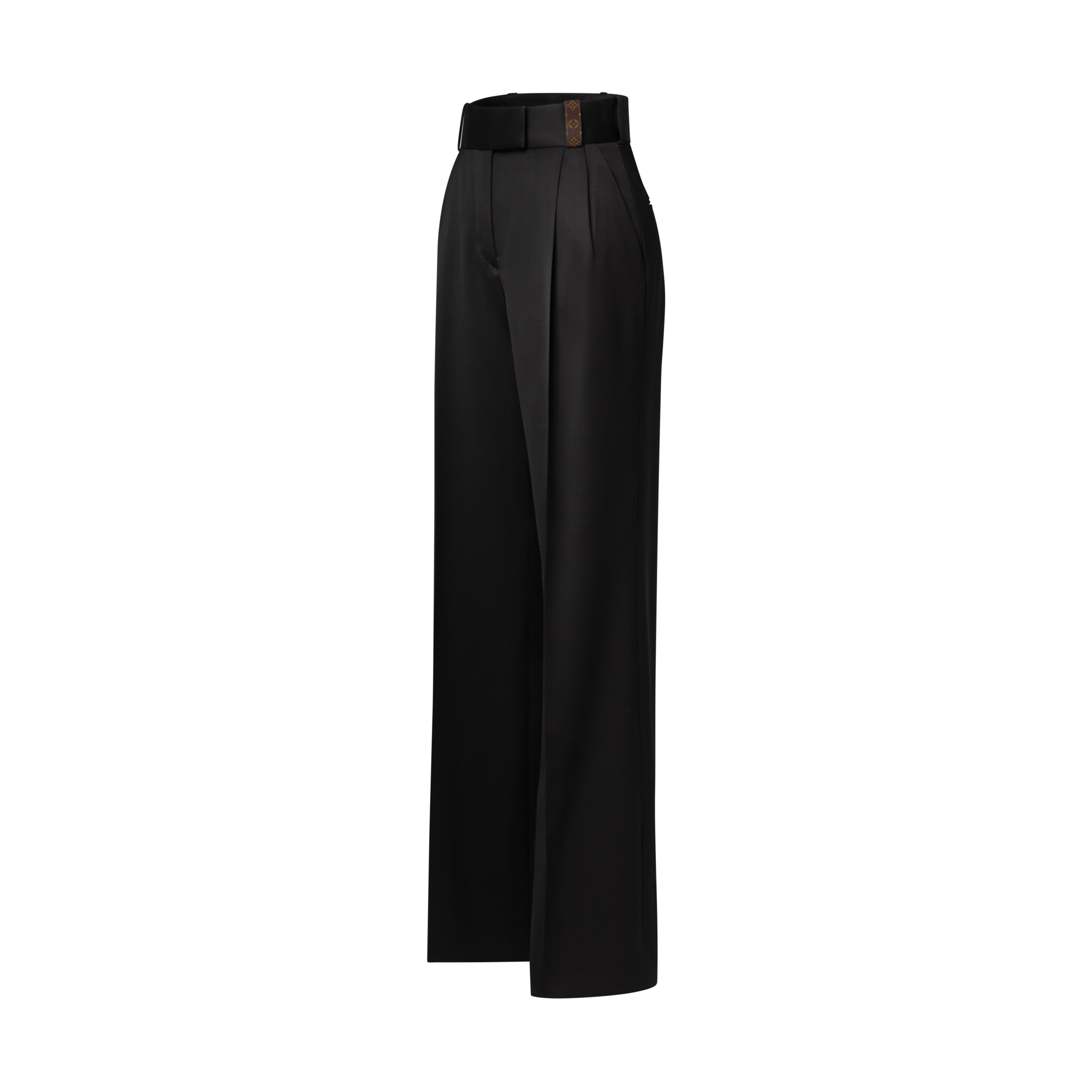 Women - Wool Tailored Pleat Trousers  Women Ready-to-Wear Trousers | LOUIS VUITTON (Product zoom)