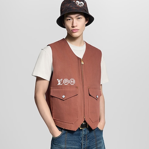 Men - Workwear Gilet Men Ready-to-Wear Outerwear and Coats | LOUIS VUITTON (Product zoom)