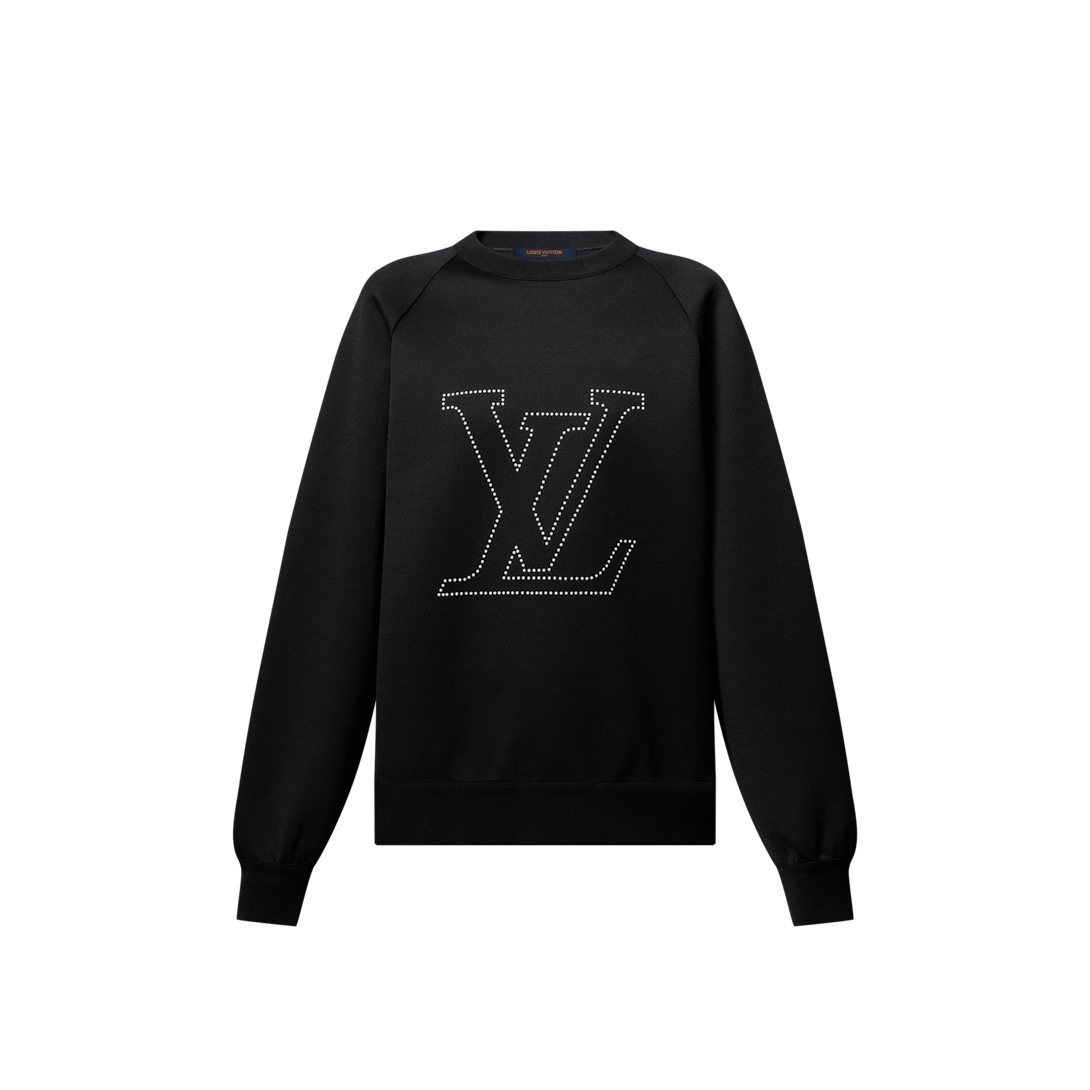 Studded LV Sweater - Luxury Black | LOUIS VUITTON