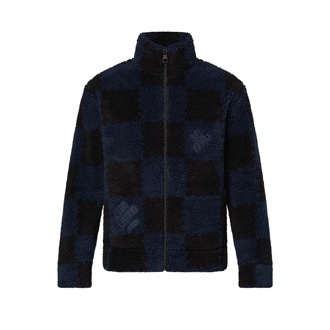 Jacquard Damier Fleece Blouson - Luxury 