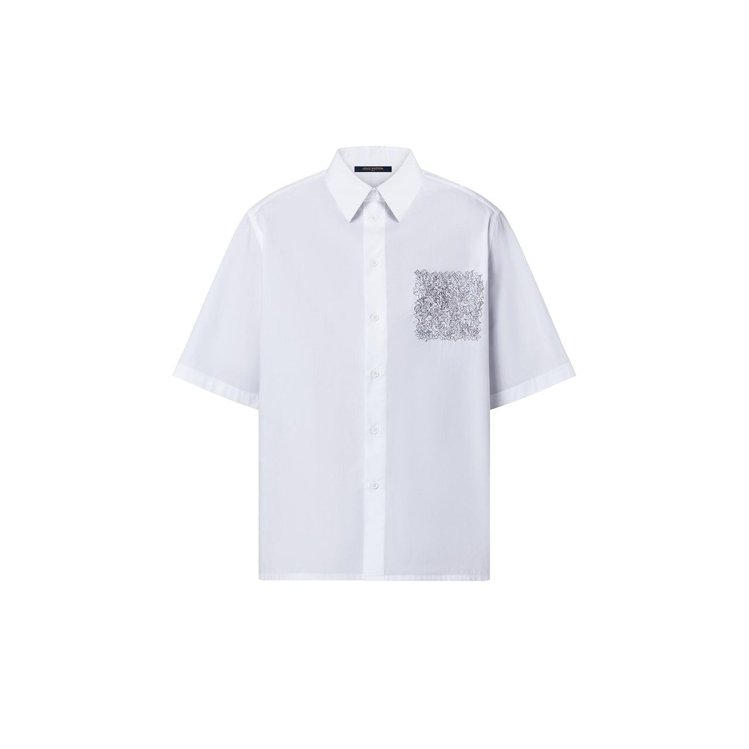 louis vuitton white dress shirt