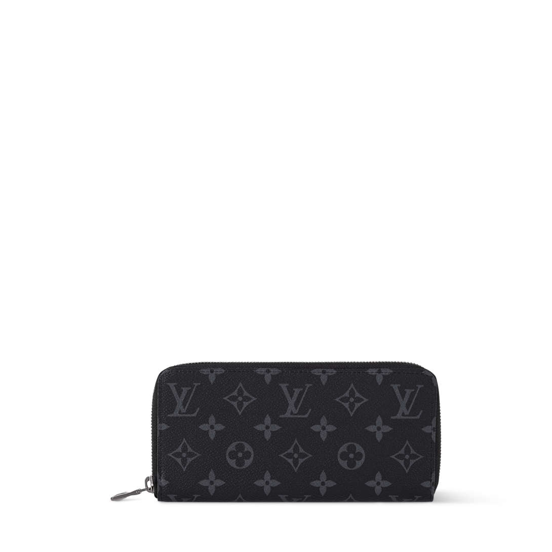 Zippy Horizontal Wallet - Luxury Monogram Eclipse Grey