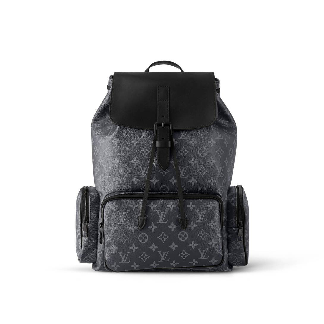 lv backpack mens black