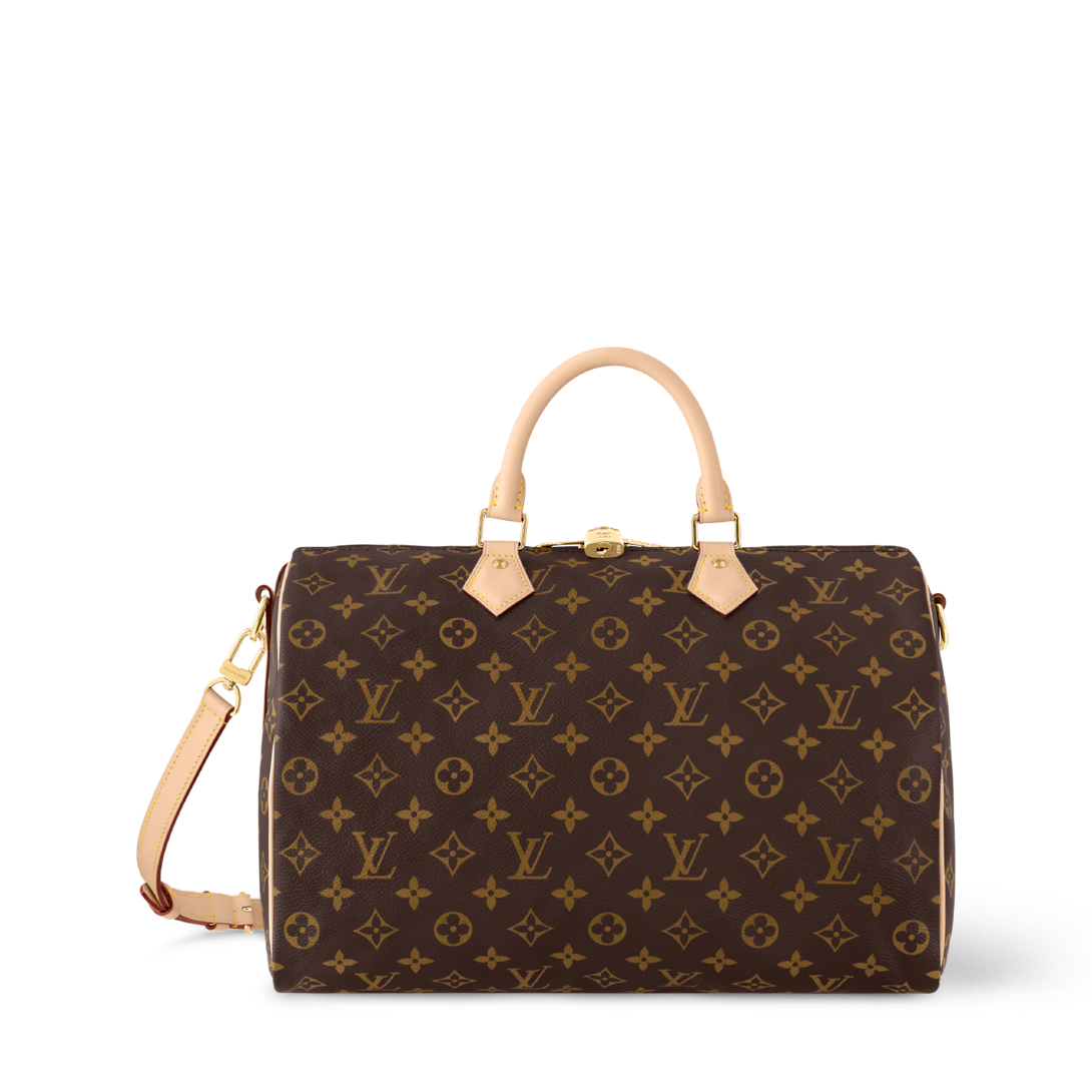 Louis Vuitton Speedy Bandouliere Monogram Coated Canvas 35 | Luxe Collective