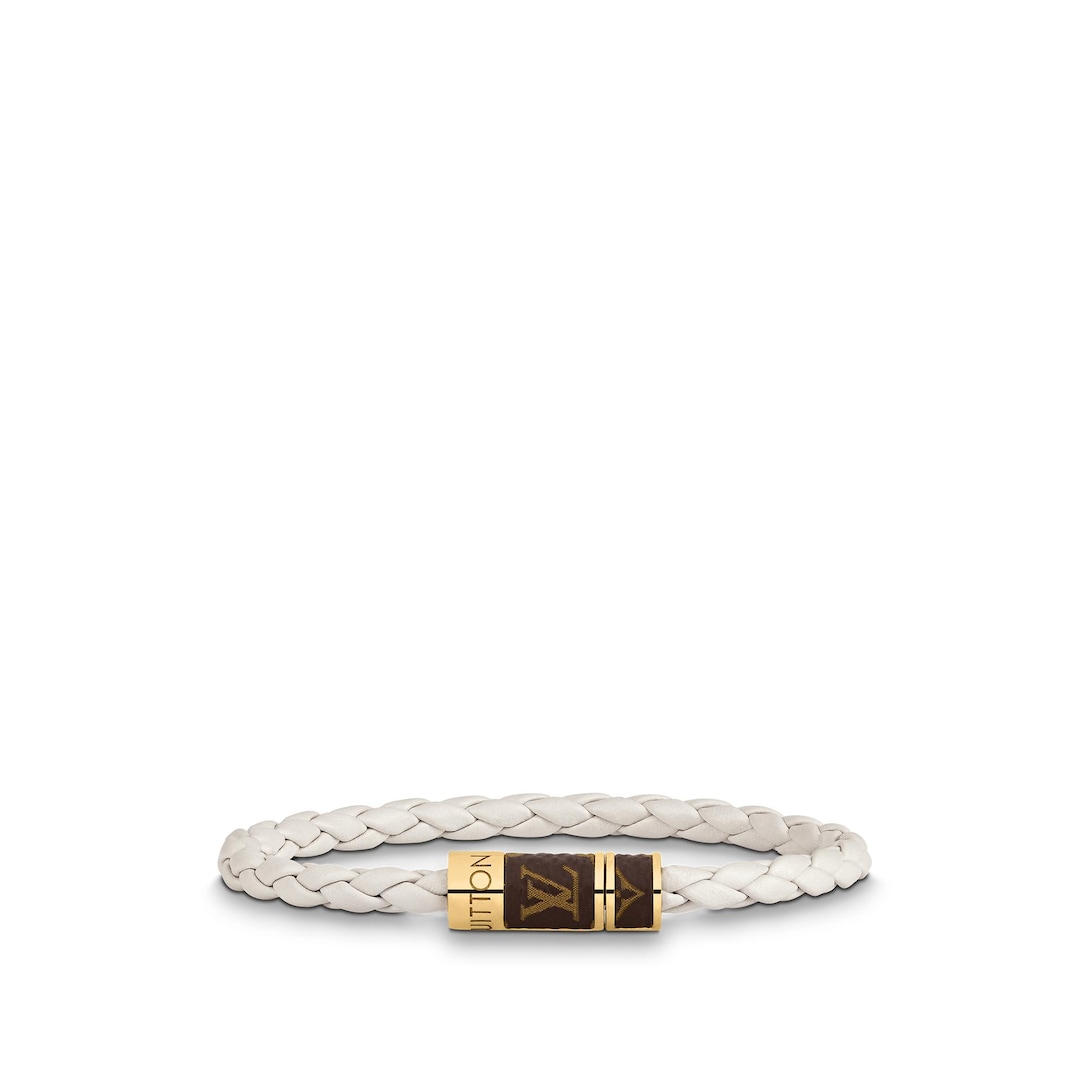 louis vuitton leather bracelet