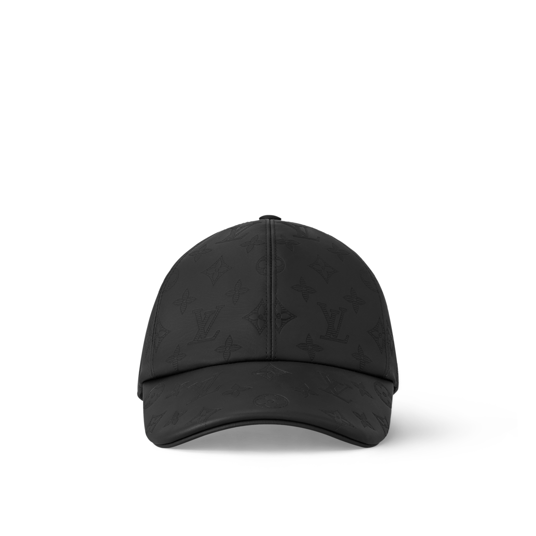 louis vuitton leather baseball cap