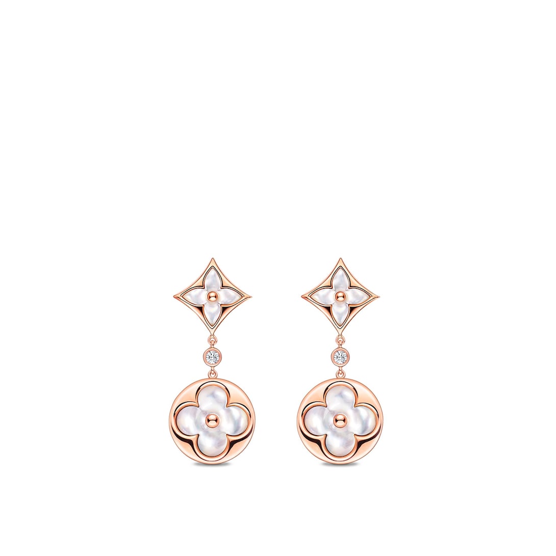 louis vuitton pearl earrings