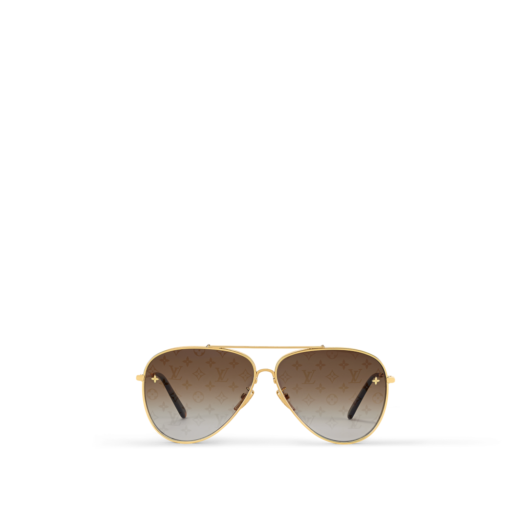 louis vuitton mens gold sunglasses