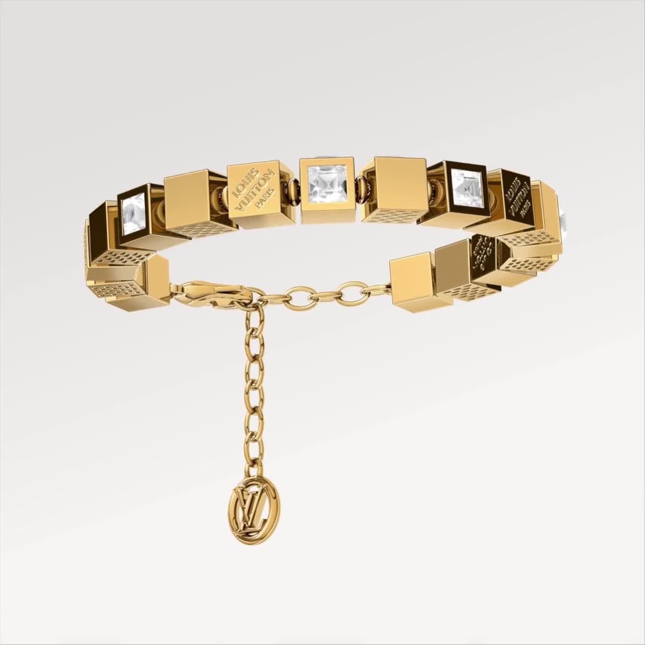 LV Cube Bracelet - Luxury S00 Gold | LOUIS VUITTON